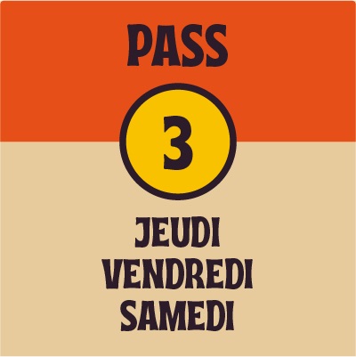 PASS 3 JOURS JEU-VEN-SAM